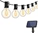 Produktbild DeepDream Solar Lichterkette Aussen, 7.6M G40 Glühbirnen Lichterkette Außen mit 12+1 Birnes, 4 Lichtmodi IP65 Wasserdicht Außen LED Lichterkette für Garten Balkon Hochzeit Party, Warmweiß
