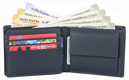 Image of NAPA HIDE Leather Wallet for Men (Blue)