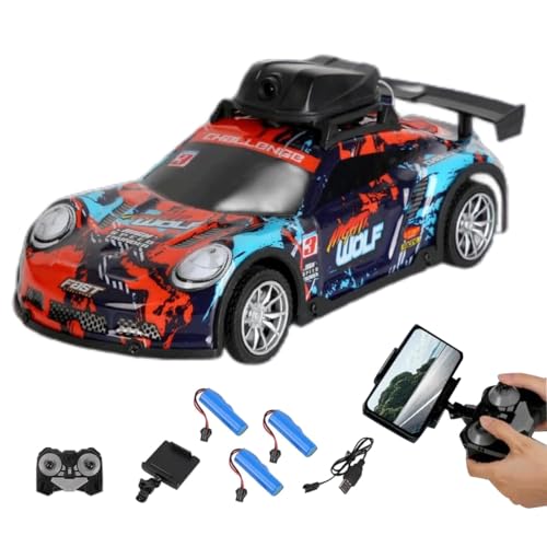 Mini RC Drift Car with HD Camera & LED Lights