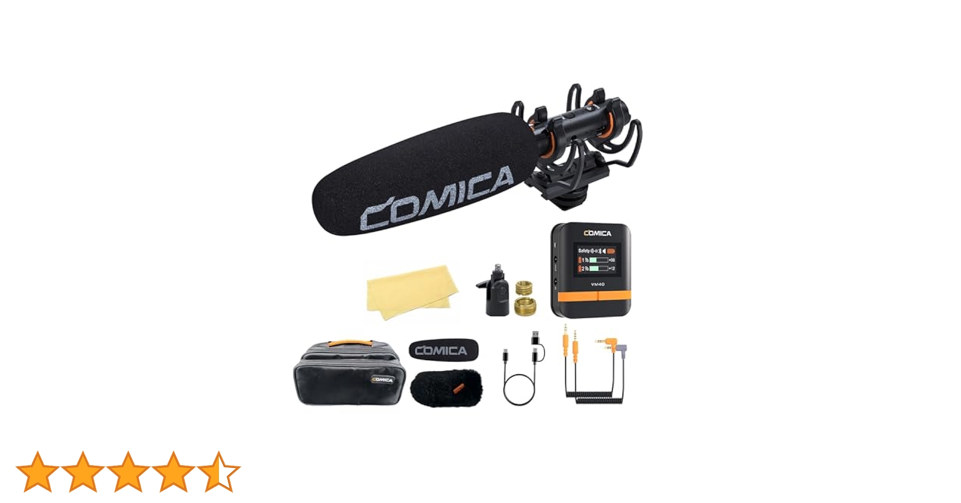 Amazon | Comica VM40 ワイヤレス ショットガン マイク カメラ