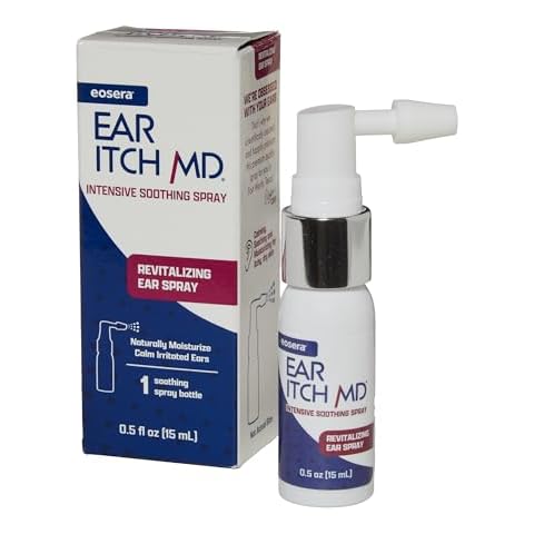 eosera® Ear Itch MD® - Ear Drops for Itchy Ears | Dry Ear Relief | Soothing Spray | Moisturizing Formula | Allergies, Eczema, Dermatitis, Psoriasis, Perimenopause, Menopause, Hearing Aids Cover