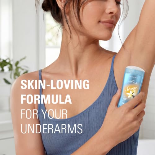 Secret Fresh Antiperspirant Deodorant for Women, 72hr Breathable Sweat & Odor Protection, Instant Freshness & Gentle, PH Balancing Minerals, Invisible Solid, Cozy Vanilla Scent, 2.6 oz (Pack of 3) - image 7