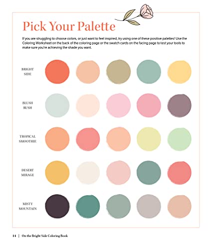 On the Bright Side Coloring Book: Floral Patterns to Help You Relax, Unwind, and Focus on the Good (On the Bright Side, 1) - Image 7