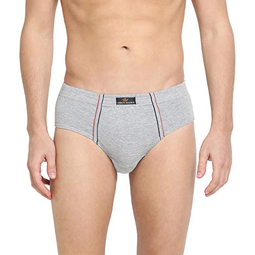 Image of Dixcy Scott Originals Men 100% Combed Cotton Sweat Absorbent Waistband Brief (Pack of 3)