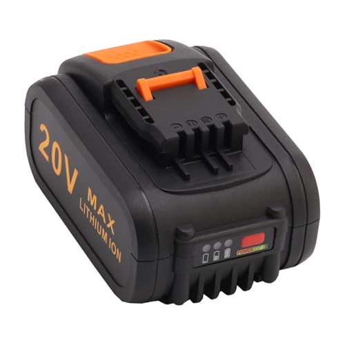 5000mAh Ersatzakku für Worx WA3553 18V(20V MAX) Wiederaufladbar, für Worx 20V WA3553 WA3551 WA3556 WA3551.1 WA3644 WA3572 WX390 WX176 WX178