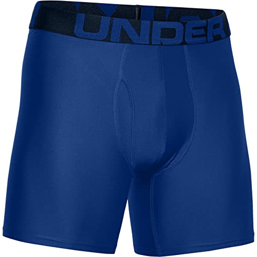 Image of Under Armour mens Multi-pack Performance Tech Boxerjock Brief, 6 inch Inseam, All-day Comfort & Soft