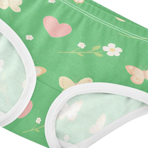 GuoChe Organic Cotton Panties Panties Comfort Underwear for Toddlers in Sizes 2T,3T, 4T, 5T, 6Y and 8Y4