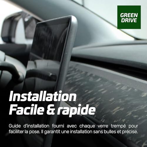 Verre de Protection Écran Central Sans Reflet : Fini les Rayures sur Tesla - 3