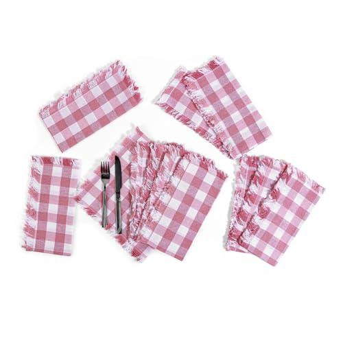Servilletas de tela de algodón natural FINGERCRAFT de tacto suave y duradero 7