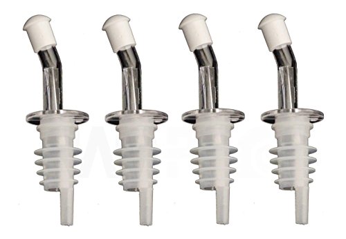 Flash Sale 4 RAM-PRO Wine Olive Oil Liquor Bottle Pourer Free Flow Dispenser Spouts - Plastic Clear Spout, No Collar Get Discount 70% Price 4 RAM-PRO Wine Olive Oil Liquor Bottle Pourer Free Flow Dispenser Spouts - Plastic Clear Spout, No Collar