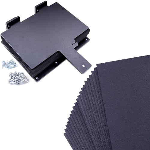 KYDEX Thermoform Sheet + Kydex Holster Molding Press Bundle - (0.080 Thickness) - (12in x 12in Sheets) - (Black) - (20 Pack) - for DIY Kydex Holster Making