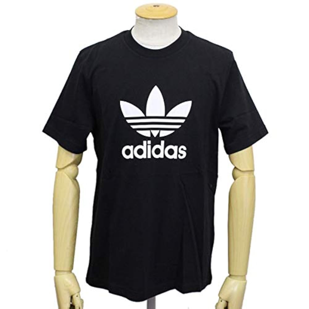 19705　アディダス　メンズ　Ｔシャツ　三つ葉　黒　サイズXO 19705アディダスメンズTシャツ三つ葉黒サイズXO