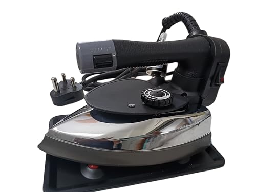 Image of Jaguar steam iron ES300L Premium Model 2026- 1800W, Big Base, 4.2L Bottle, Anti-Shine Teflon Shoe. For industrial and commercial use. Original Pro Base. Siltisilverstar Steam Iron