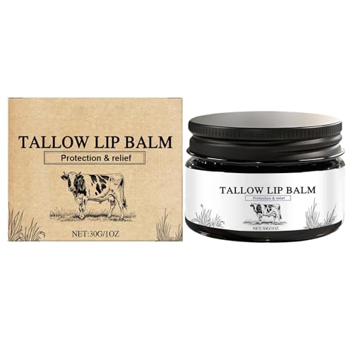 Bálsamo labial hidratante, crema nutritiva y protectora de 30 g, para suavizar los labios | Para mujeres y hombres para el cuidado nocturno, uso diario en casa de viaje invierno