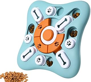 Pewwt Dog Puzzle Toys Dog Puzzle Feeder Toy Slow Feeder Interactive Dog Toys, Squeaky Treat Dispensing Dog Enrichment Toys for IQ Training and Brain Stimulation