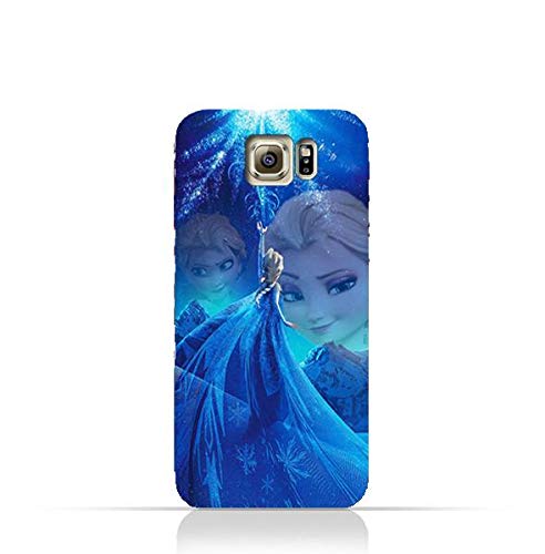 EimoSamsung Galaxy S6 Edge TPU Protective Silicone Case with Frozen Elsa Design