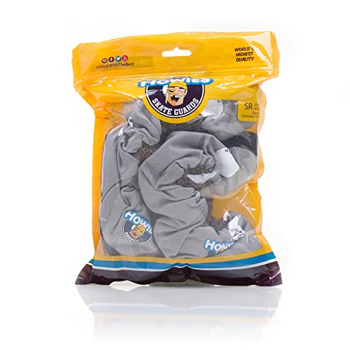 Howies Skate Guard Soakers - Hockey Skate Blade Cover/Protector Choose Your Color - 1 Pair (Senior, Gray) #TOP1