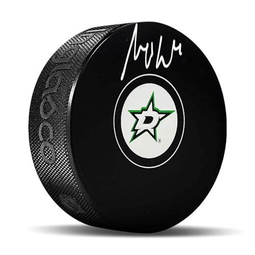 Officially Licensed Miro Heiskanen Signed Dallas Stars Hockey Puck