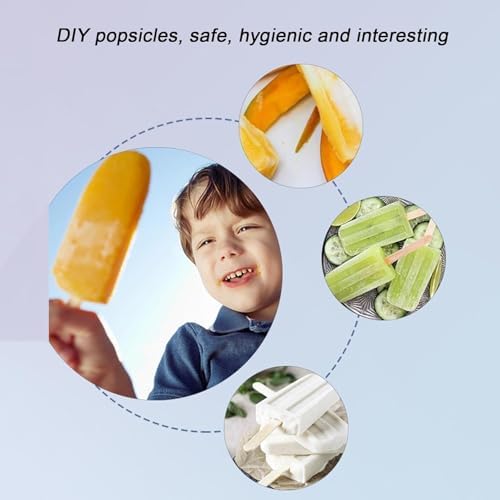 Stainless Steel Ice Pop Maker - 40-Cavity DIY Popsicle Mold with 100 Sticks, Easy to Clean, Perfect for Home & Commercial Use, Ideal Summer Treats for Kids & Adults