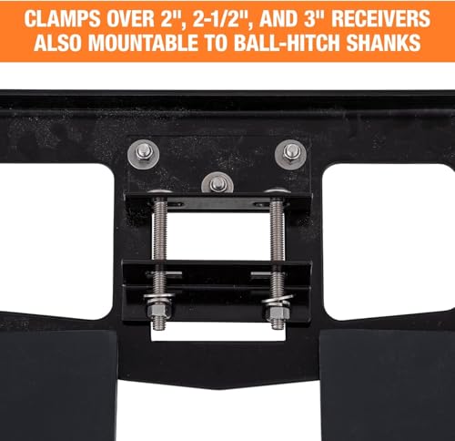 Image of Buyers Products 8597215 No Drill Hitch Mounted Mud Flaps, 15 Inch