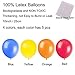 ZERODECO Birthday Decoration Set - Happy Birthday Banner, Bunting, 4 Paper Fans, 6 Paper Pom Poms, 10 Hanging Swirls, 20 Balloons - Multicoloured
