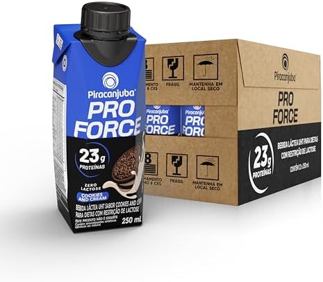 Bebida Protéica Piracanjuba ProForce 23g Cookies and Cream - 12x250ml
