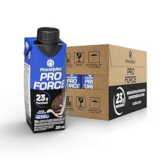 Piracanjuba ProForce 23g de Proteínas Sabor Cookies and Cream - 12 Unidades de 250ml