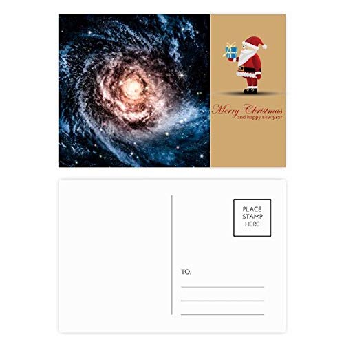 Cartes postales Père Noël Nebula Dust - Partagez la magie cosmique des fêtes