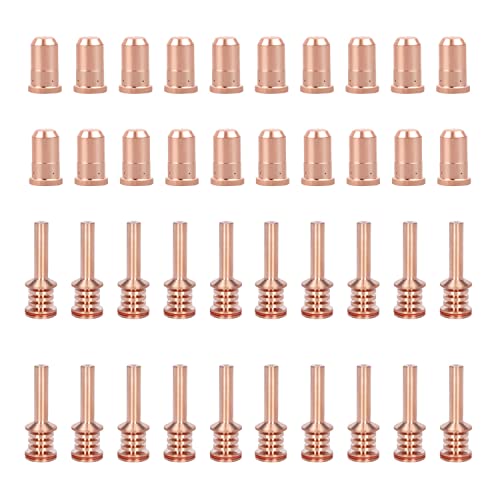 KERUE 20Pcs 420132 Electrode 20Pcs 420134 Nozzle Fit For PMX 30AIR Plasma Cutting Consumables