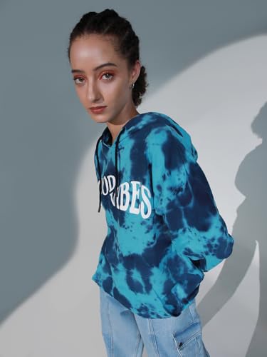 Image of Hubberholme Women Multi Cotton Long Sleeves Regular Hood Sweatshirts HHWSSW23901