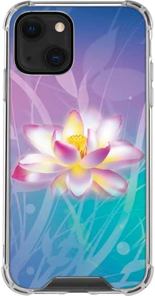Skinit Clear Phone Case Compatible with iPhone 14 Plus - Lotus Design