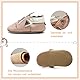 IceUnicorn Krabbelschuhe Baby Lauflernschuhe Jungen Weiche Leder Babyschuhe Kleinkind Lederschuhe mädchen Babyhausschuhe(HellPink Einhorn,18-24)