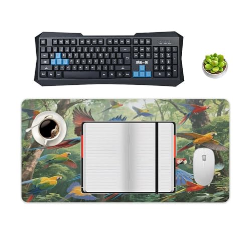 Parrots Desk Mat Fashion Large Mouse Mat No Slip Rubber miniatura 4
