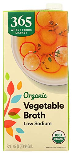 365 by Whole Foods Market, Broth Vegetable Low Sodium Organic, 32 Fl...
