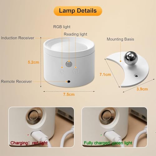 2 radiancias de pared ABS con transductor de movimiento integrado 4