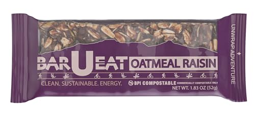 Bar U Eat Energy Bar Oatmeal Raisin 1.83 oz (Pack