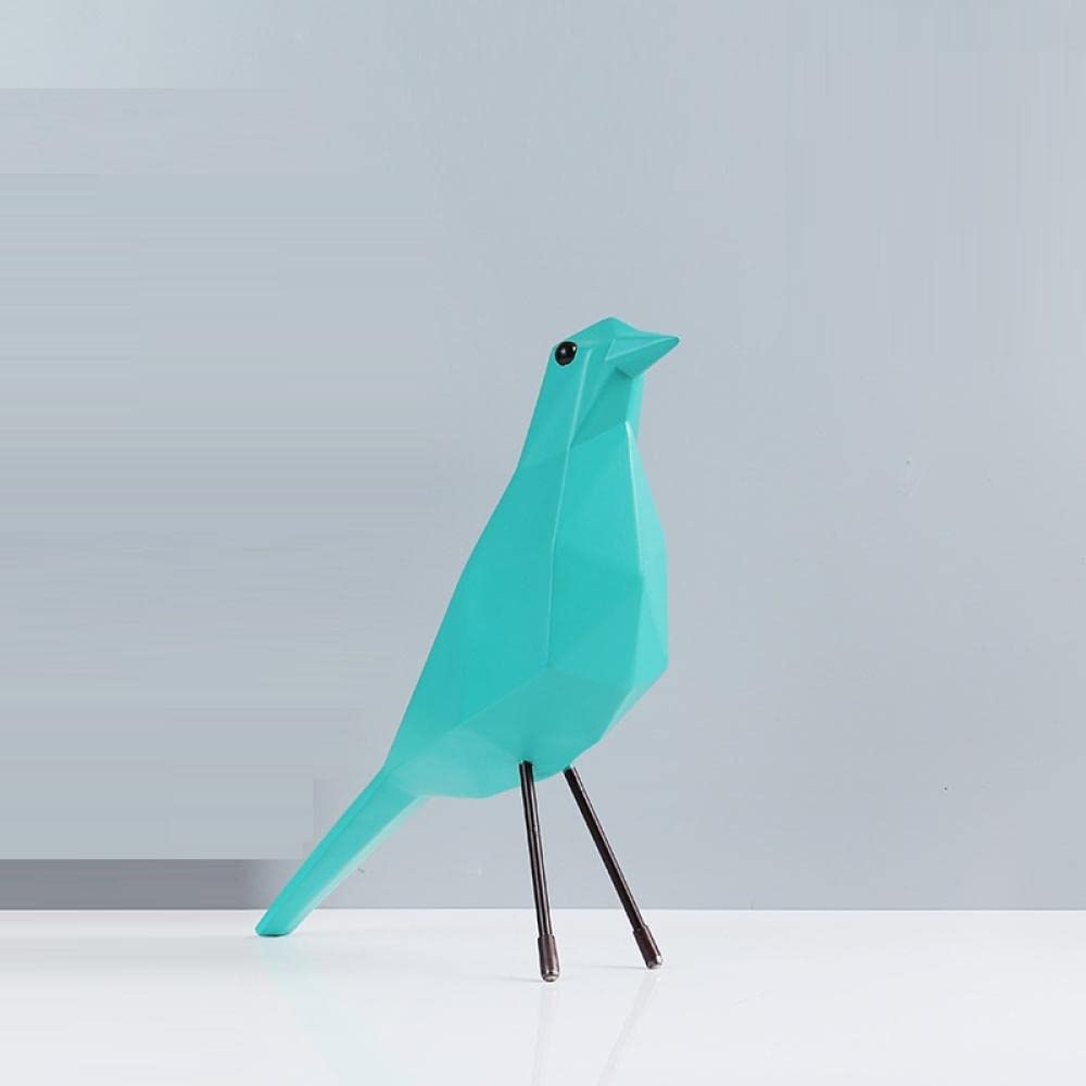 Statue d'oiseau en résine de haute qualité pour décoration de jardin chic - 3