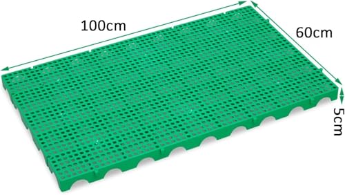 Plate-forme de palette ventilée en maille plastique robuste pour entrepôt de supermarché - 7