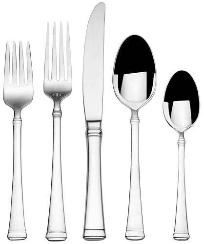 Mikasa Harmony 65-Piece 18/10 Stainless Steel Flatware Set, Service for