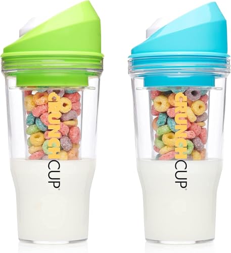 CRUNCHCUP Bundle & Save on Two Portable Cereal Tumblers - No...