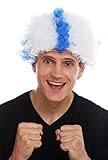 Esta peluca de la marca WIG ME UP - la marca que propone ideas originales para varios tipos de pelucas de alta calidad - seguramente convertirá a usted en el centro de atención en fiestas de disfraces, Halloween y carnaval, en festivales, en estadios, en eventos de cosplay, en despedidas de soltero o soltera y en un teatro.