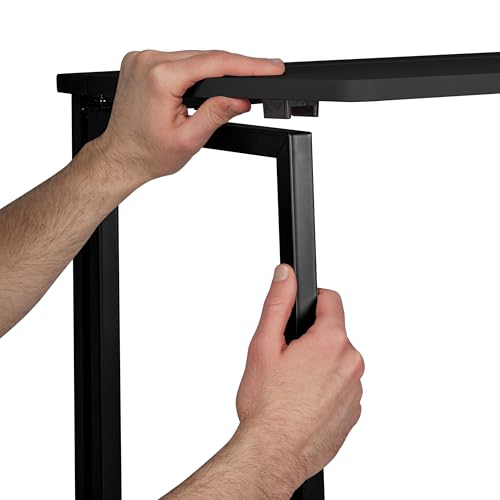 Bureau pliable gain de place Organize It All table console métal - 4