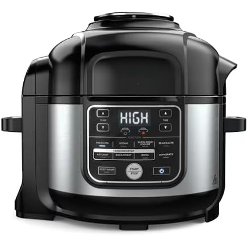 Ninja Foodi 10-in-1 Pressure Cooker & Air Fryer Combo, 6.5 Qt Stainless Steel Multi Cooker – Slow Cook, Steam, Bake, Roast, Dehydrate, Sear – Perfect for Holiday Meals & Family Gifts