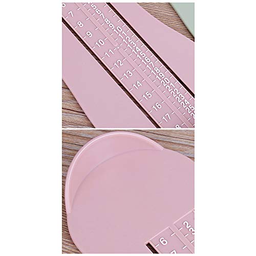 JGONas Voetmeter, peuters peuters voetmeter babyschoenen passende maat meetliniaal gereedschap roze - Image 5