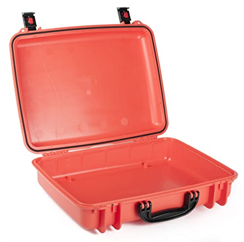 Seahorse SOLAS Orange High Visibility Hard Protective Case IP67 Waterproof/Impact Resistant/for Marine, Photography, Boating, First Aid Box, Tech Box, Emergency (SOLAS ORANGE - 710)