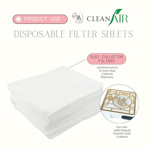 Filtros desechables para colector de polvo uñas 100 pzas miniatura 2