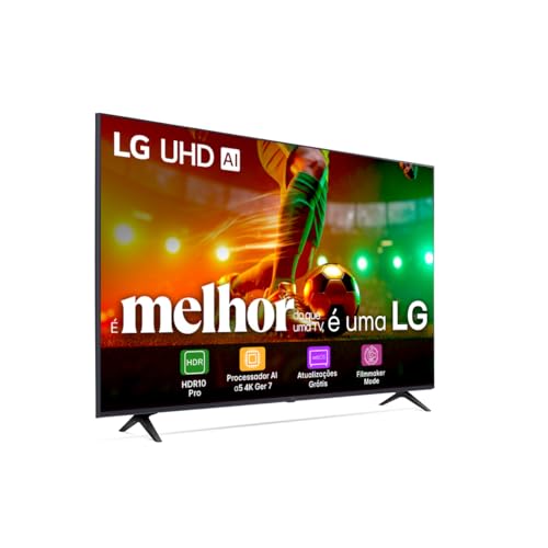 Smart TV 4K 43" LG UHD 43UT8000 Processador α5 Ger7 AI Alexa/Chromecast integrado Otimizador de Jogos webOS 24 compatível com Controle Smart Magic - Imagem 4