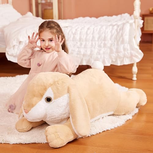 IKASA Groß Hase Stofftier Riesen Kuscheltier,78cm Gross Plüschtier Süße Riesige Flauschige Weich Jumbo Plüsch Spielzeug,Geschenk für Kinder