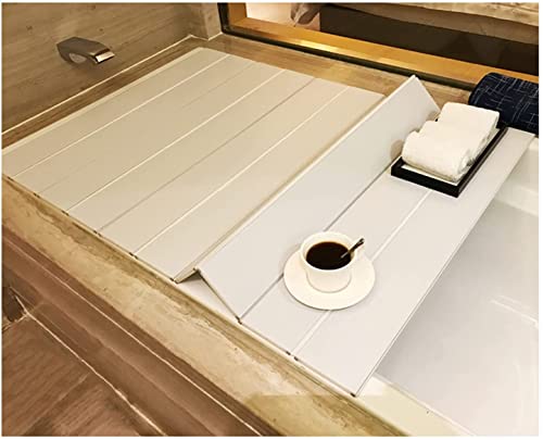 Badewannenabdeckung Faltbar - PVC Brett Mit Wärmerückhaltung | 75x170cm