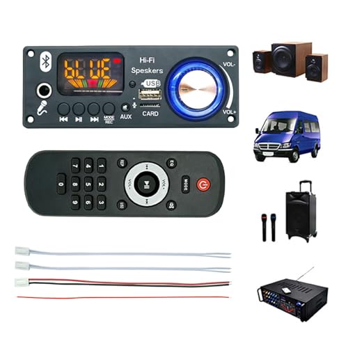Grabación de transmisión de coche con tarjeta de amplificador de sonido FM